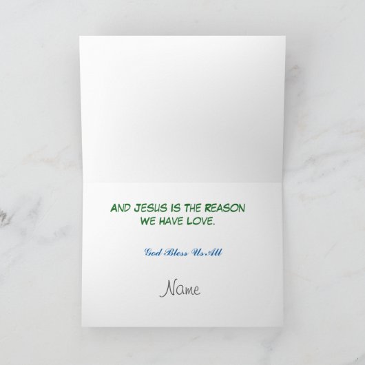 Chrismukkah Manger-Wenskaart Feestdagen Kaart (Binnen)