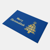 Chrismukkah Modern kerstboomklep Deurmat (Schuin)