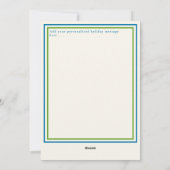 Chrismukkah Photo Holiday Message 5x7 Vakantiekaar Feestdagenkaart (Achterkant)