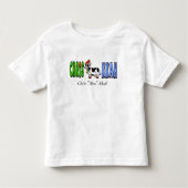 Chrismukkah Toddler's T-shirt met koe (Voorkant)