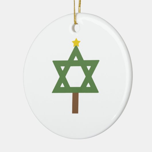 Chrismukkah Tree Keramisch Ornament (Links)