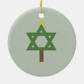 CHRISMUKKAH TREE -.png Keramisch Ornament (Achterkant)