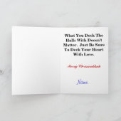 Chrismukkah Wenskaart met joodse rendieren Feestdagen Kaart (Binnen)