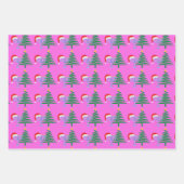 Chrismukkah Wrapping Paper Flat Sheet Set van 3 (Voorkant 3)