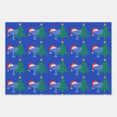 Chrismukkah Wrapping Paper Flat Sheet Set van 3 (Voorkant)