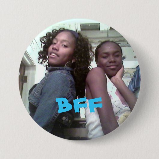 chrisnlaina, BFF Ronde Button 7,6 Cm (Voorkant)