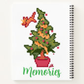 Chrisrmas memories pixelart, Pixel Art Notitieboek (Achterkant)