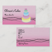 Chrissie's Cakes Visitekaartje (Voorkant / Achterkant)