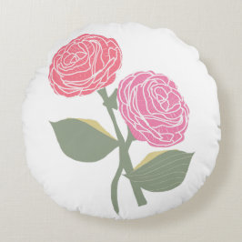 Chrissy Chrysantemum Rond Kussen