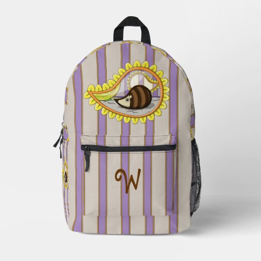 Chrissy de egel bedrukte rugzak (Voorkant)