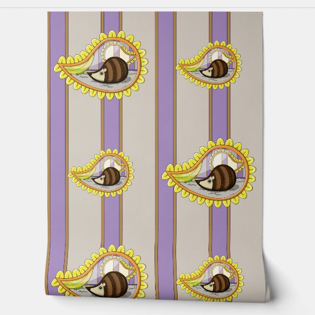 Chrissy de egel behang (Afrollen)