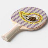 Chrissy de Hedgehog Ping Pong Paddle Tafeltennisbatje (Voorkant Gekanteld)