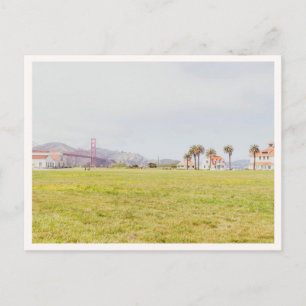 Chrissy Field San Francisco Marina Brug Foto Briefkaart