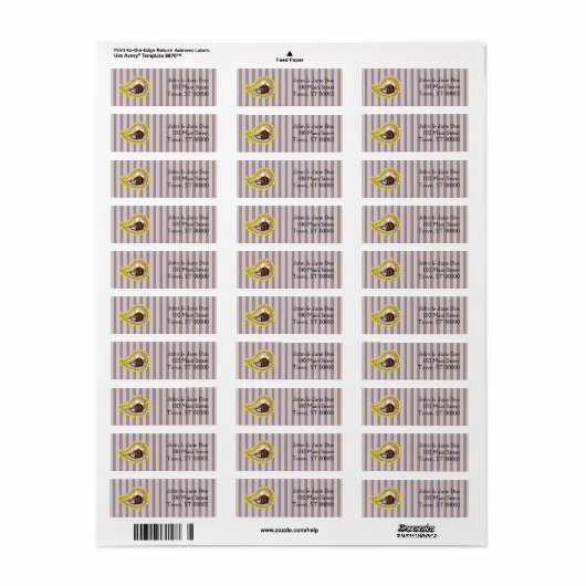 Chrissy Return Label (Full Sheet)
