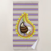 Chrissy the Hedég Beach Towel Strandlaken (Voorkant)