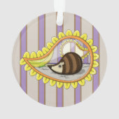 Chrissy the Hedgehog Acryl Ornament (achterkant)