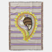 Chrissy the Hedgel Throw Blanket Deken (Voorkant Verticaal)