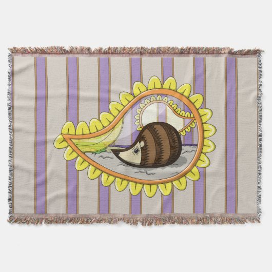 Chrissy the Hedgel Throw Blanket Deken (Voorkant)