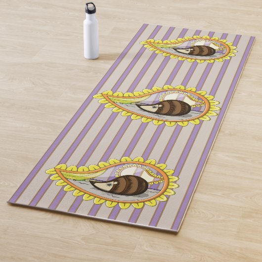 Chrissy the Hedgel Yoga Mat (In situ)