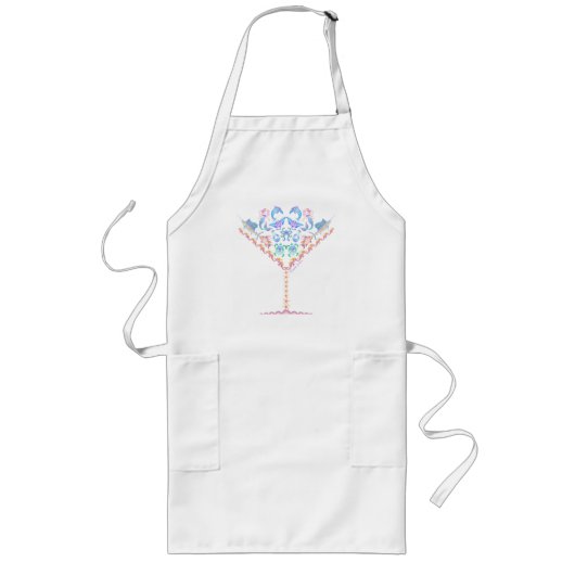 Chrissy's Marine Martini Lang Schort (Voorkant)