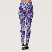 Chrissy's Stripes in paars Leggings (Achterkant)
