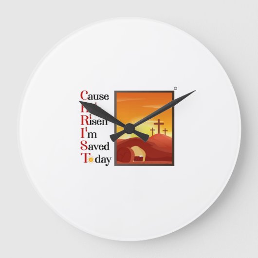 Christ Acroniem Clock Grote Klok (Voorkant)