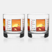 Christ Acroniem Gedrukte Rock Glass Set Whisky Glas (Links)