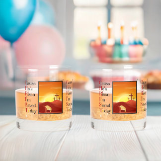 Christ Acroniem Gedrukte Rock Glass Set Whisky Glas