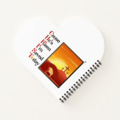 Christ Acroniem Heart Shape Notitieboek (Achterkant)