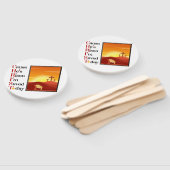 Christ Acroniem Kerk Fan Handwaaier (Niet-gemonteerd)