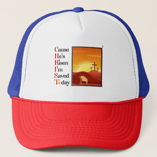 Christ Acroniem Trucker Hat Pet (Voorkant)