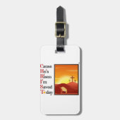 Christ Acroniem voor Air Fresher Bagagelabel (Voorkant verticaal)