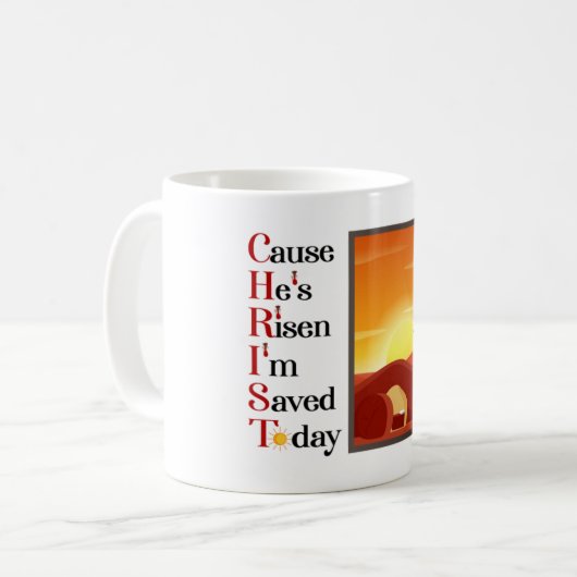 Christ Acroniem voor Coffee Mok (Voorkant links)
