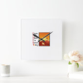 Christ Acroniem voor Square Wall Clock Vierkante Klok (Huis)