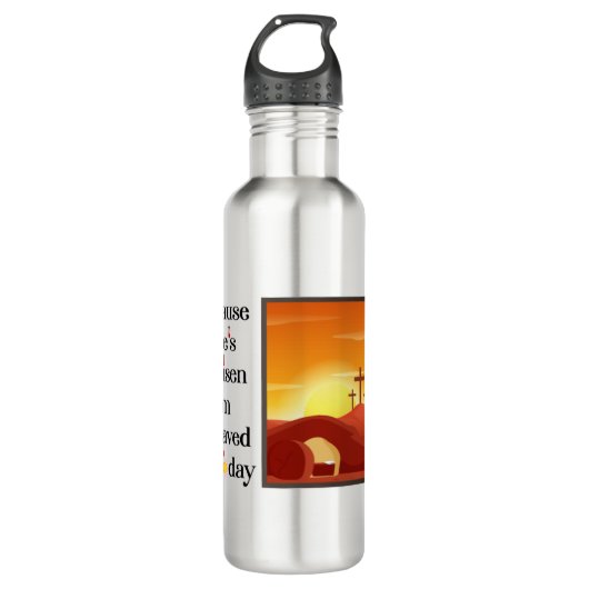 Christ Acroniem Water Bottle Waterfles (Voorkant)