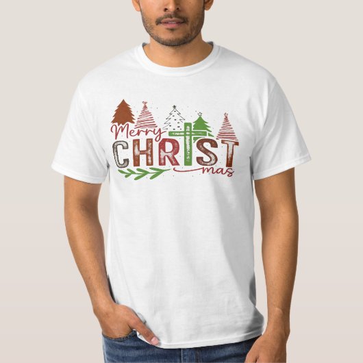 Christ at the Center of Christmas T-shirt (Voorkant)