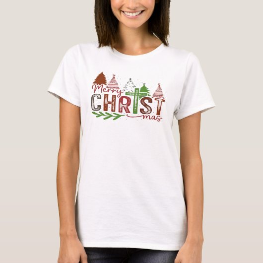 Christ at the Center of Christmas T-shirt (Voorkant)