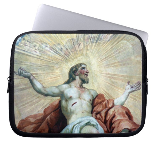 christ aura laptop sleeve (Voorkant)