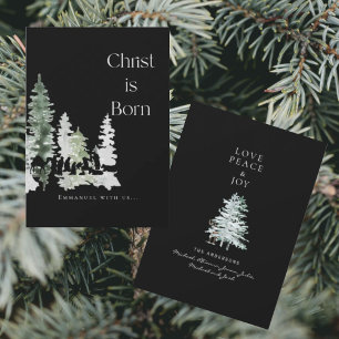 Christ Born Christelijk Geboorte Zwart