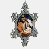 CHRIST CHILD TIN SNEEUWVLOK ORNAMENT (Links)