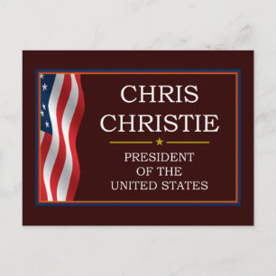 Christ Christie President V3 Briefkaart