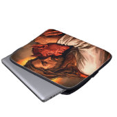 Christ Comforting Lucifer Laptop Case (Voorkant onderkant)