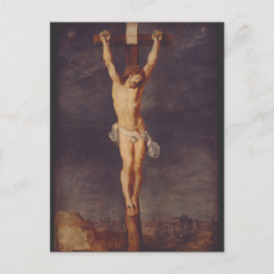 Christ dood aan het kruis door Peter Paul Rubens K Briefkaart