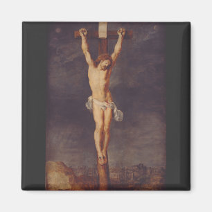 Christ dood aan het kruis door Peter Paul Rubens K Magneet