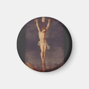 Christ dood aan het kruis door Peter Paul Rubens K Magneet