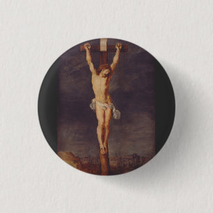 Christ dood aan het kruis door Peter Paul Rubens K Ronde Button 3,2 Cm