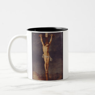 Christ dood aan het kruis door Peter Paul Rubens K Tweekleurige Koffiemok