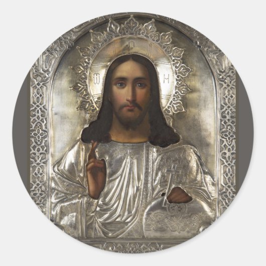 CHRIST Fine Art Ronde Sticker (Voorkant)