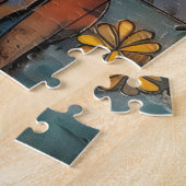 Christ Folk Mosaic Legpuzzel (Zijkant)