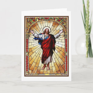 CHRIST Glas in lood Window Kaart